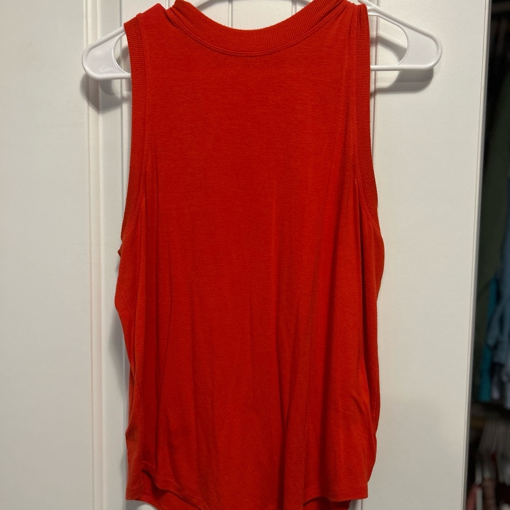 Athleta Sleeveless Red Top